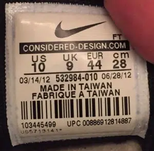 Nike schoenmaten shop